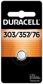 DURACELL 303/357 1.5V SILVER OXIDE BATTERY                  